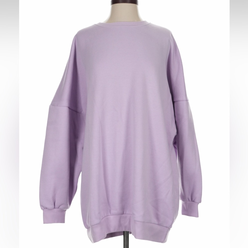 PrettyLittleThing Lavender Crew Neck Sweater
